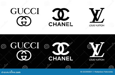 gucci and chanel logo on jackets and sweaters